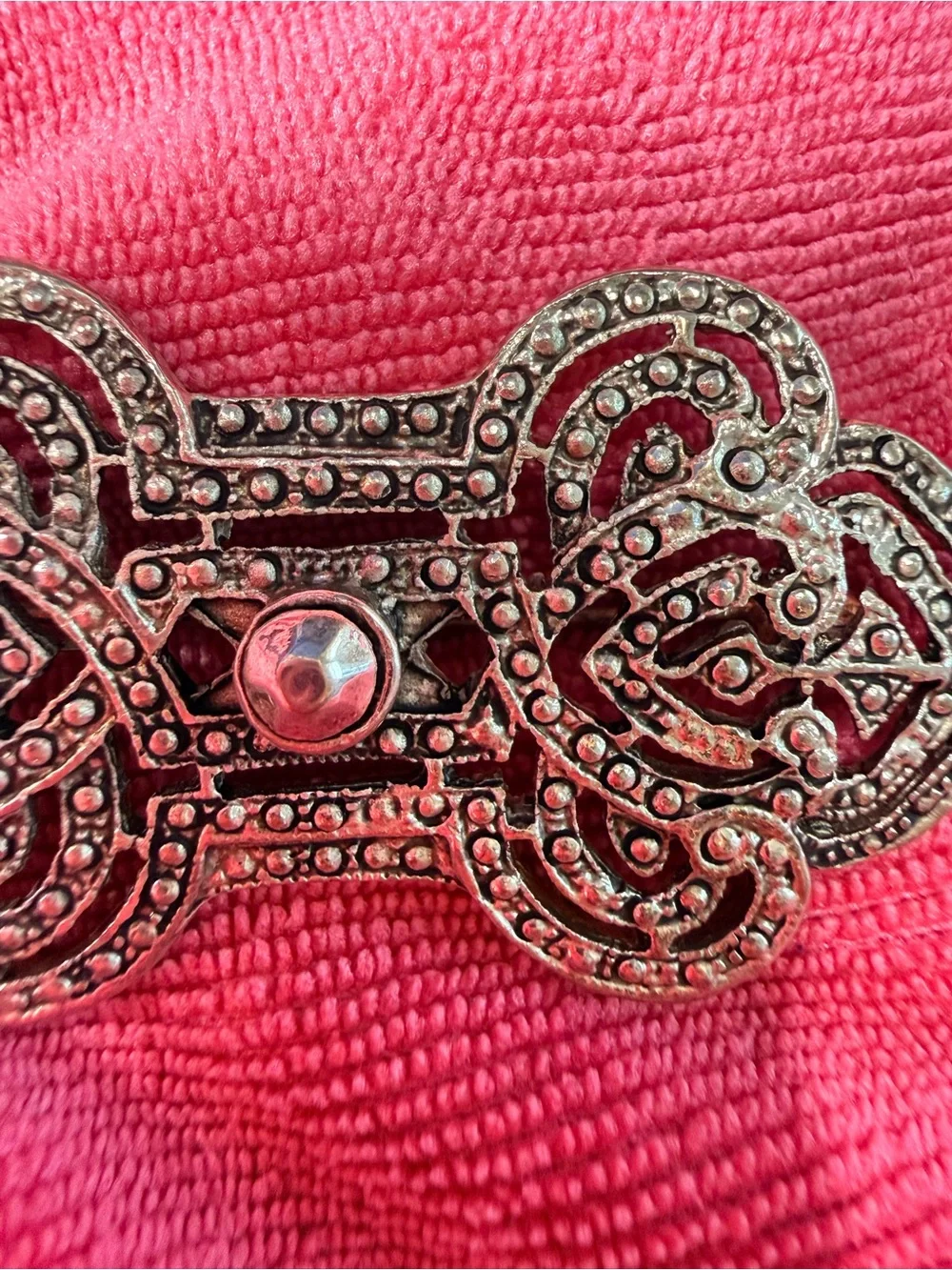 1940’s Silver Filigree Brooch passed over by Great Grandmother from Germany